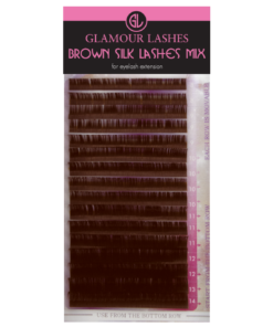 BROWN SILK LASHES - GLAMOUR LASHES