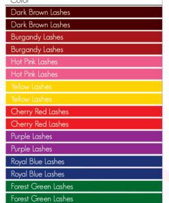 Alternative view of MIX COLOUR LASHES - GLAMOUR LASHES