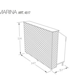 Alternative view of MARINA CASSA/RECEPTION - MUSTER SALON DESIGN