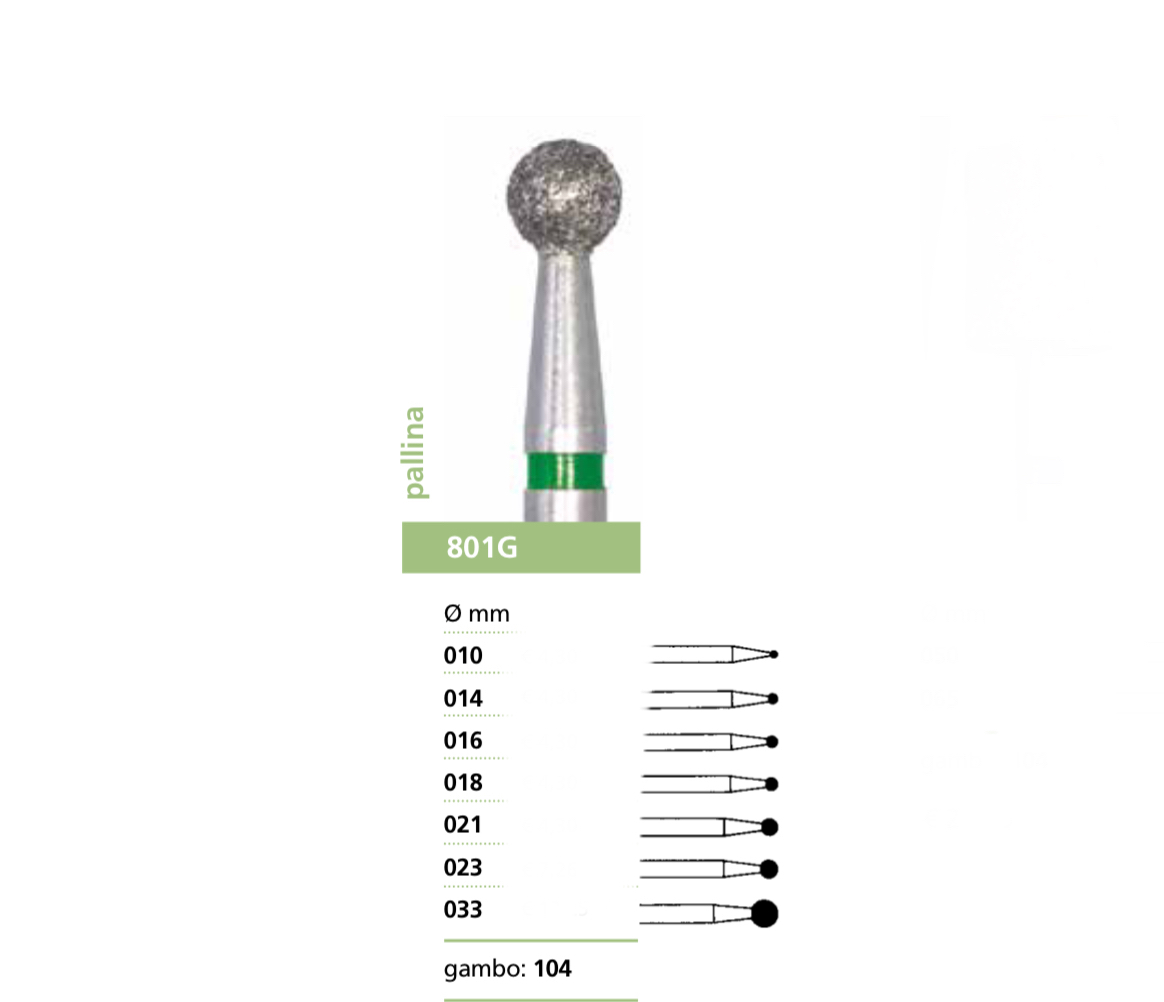 PUNTA FRESA PALLINA DIAMANTATA 801G - FABBRIMARINE
