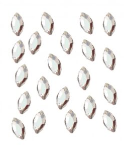 STRASS PER UNGHIE NAVETTE ARGENT X20 148041 - PEGGY SAGE