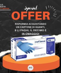 PROMO GUANTI 9+1 REFLEXX 70
