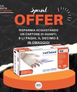 PROMO GUANTI 9+1 REFLEXX 40