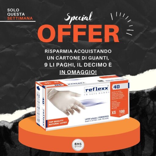 PROMO GUANTI 9+1 REFLEXX 40