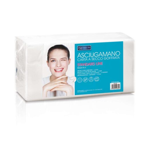 ASCIUGAMANI 100 PZ CARTA A SECCO GOFFRATA PREMIUM