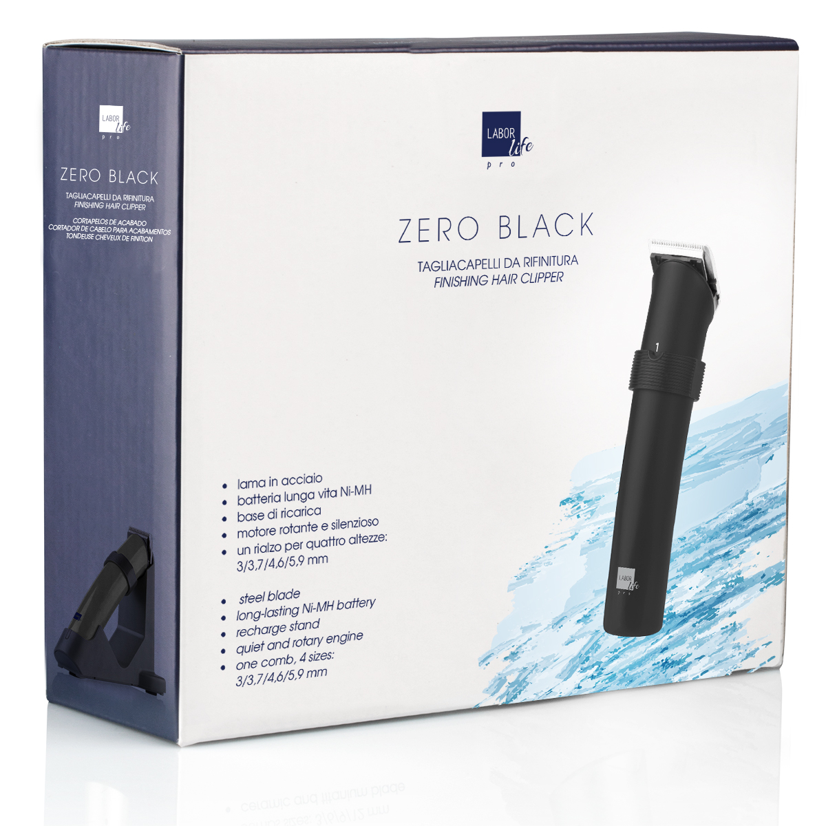 ZERO BLACK TAGLIACAPELLI BARBA DA RIFINITURA – LABOR PRO - immagine 2