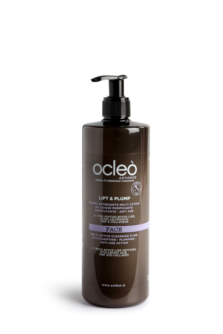 LIFT & PLUMP FLUIDO DETERGENTE PURIFICANTE RIMPOLPANTE ANTI AGE - OCLEO'