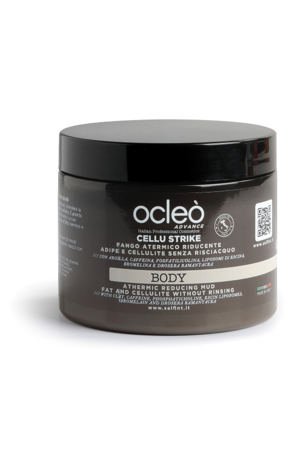 CELLU STRIKE FANGO ATERMICO RIDUCENTE ADIPE E CELLULITE SENZA RISCIACQUO-OCLEO'